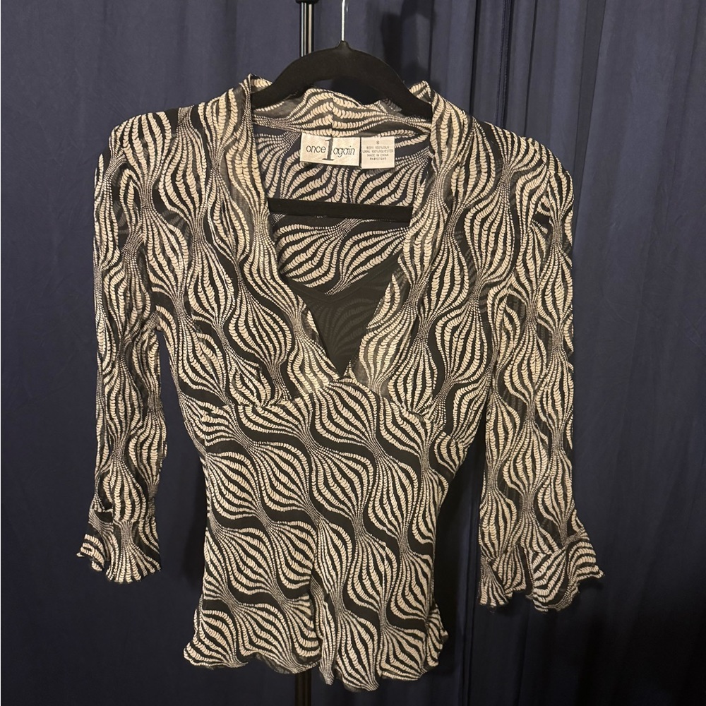 Y2k Silk Top - image 1